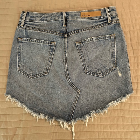 GRLFRND Blue Denim Tina Jean Skirt - Picture 4 of 10